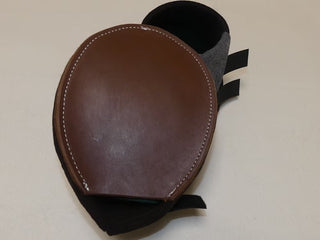 Hufpantoffel mit Ledersohle