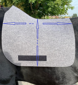 Satteldecke für Ledersattel